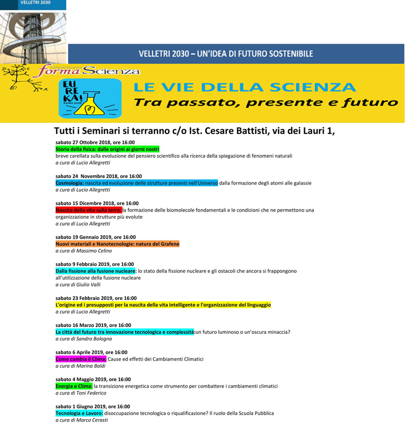 Seminari Scienza